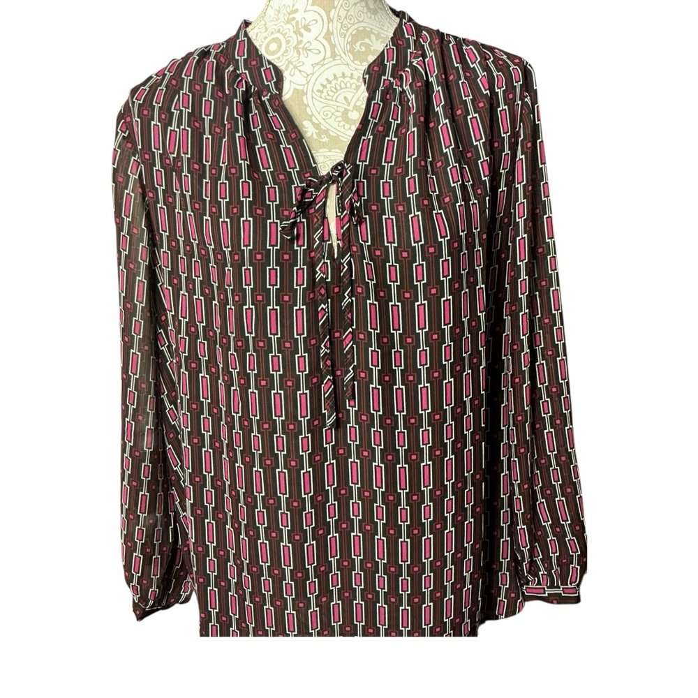 Lane Bryant Geometric Print Blouse Size 14 — NWT - Picture 11 of 12